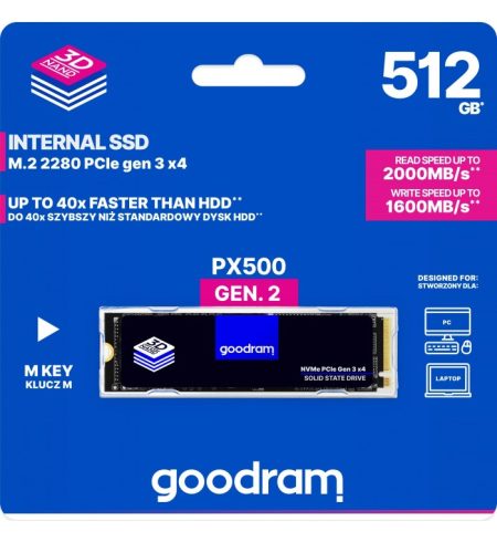 Image du SSD Goodram PX500 NVMe de 512 Go